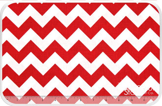 Cotton Ombre Chevrons - Red Yardage