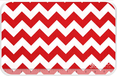 Cotton Ombre Chevrons - Red Yardage