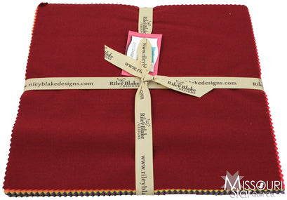 Cotton Solids - Dark 10" Stacker