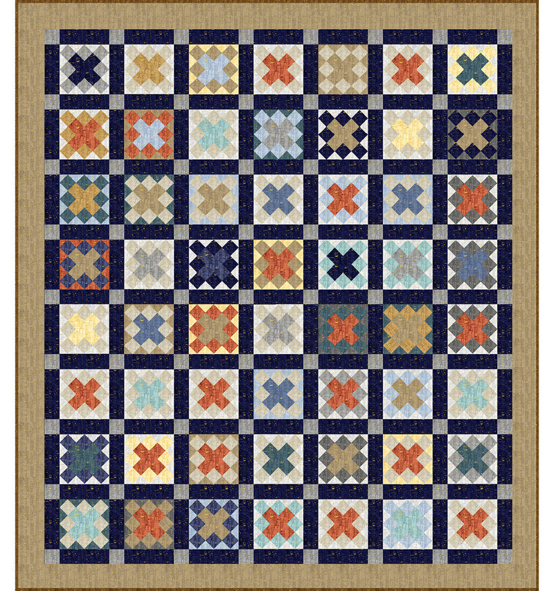 Cross Stitch Free Quilt Pattern by Stacey Day