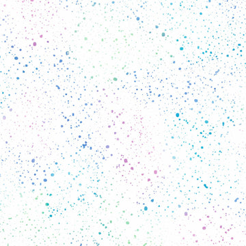 On Dragonfly Wings - Spatter Multi White Yardage Primary Image