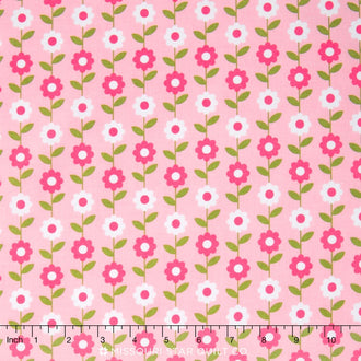 Summer Song 2 - Daisy Pink Yardage