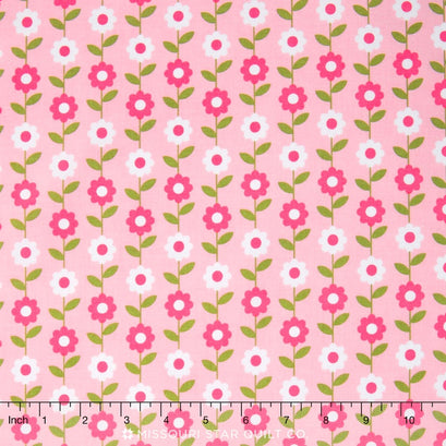 Summer Song 2 - Daisy Pink Yardage