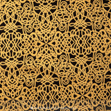 Holiday Flourish - Black Metallic Yardage