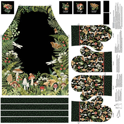 Wild Harvest - Apron Black Panel