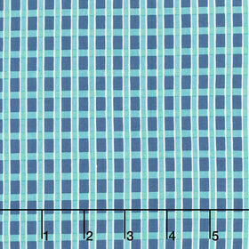 Home Town Holiday - Plaid Denim Yardage Primary Image