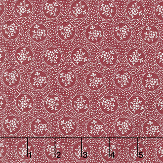 Rustic Romance - Dot Red Yardage