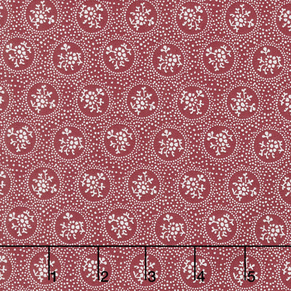 Rustic Romance - Dot Red Yardage