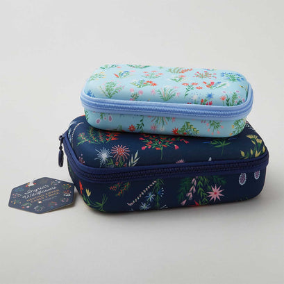 Missouri Star Ingrid's Wildflowers Nesting Zipper Cases (2pk)