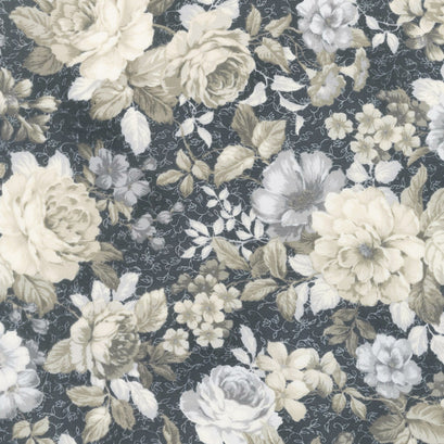 Mayfield - Antique Colorstory Flowers Pewter Yardage