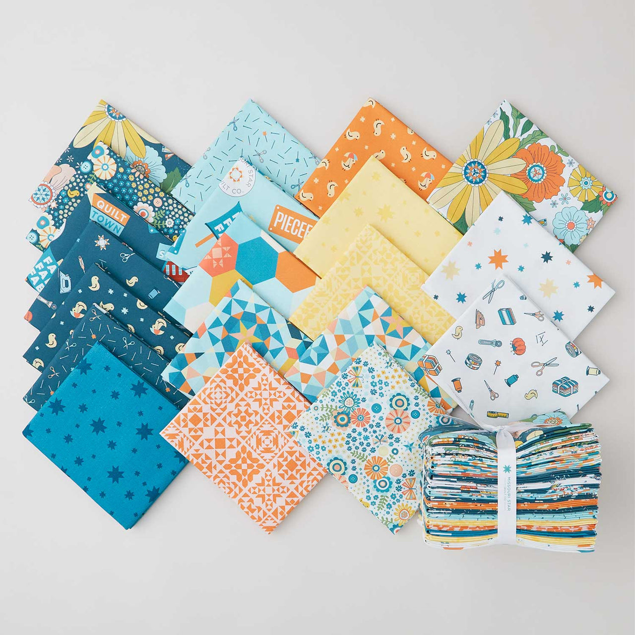 Welcome To Quilt Town Fat Quarter Bundle