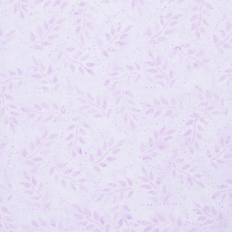 Tonga Batiks - Pixie Wispy Leaves Wisteria Yardage