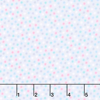 Snuggle In The Jungle Flannel - Snuggle Dot Grey Yardage