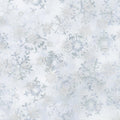 Artisan Batiks - Snowflakes 2 Small Snowflakes Frost Metallic Yardage