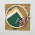 Flamboyant Peacock Wool Felt Embroidery Applique Kit Alternative View #1