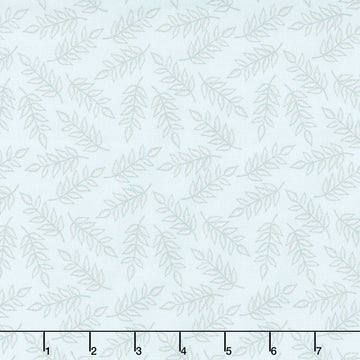 Garden Dreams - Leaves Mist Yardage