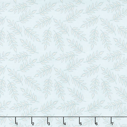 Garden Dreams - Leaves Mist Yardage
