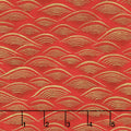 Imperial Collection 14 - Waves Crimson Metallic Yardage