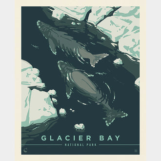 National Parks - Glacier Bay Poster Multi Panel