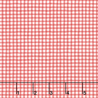 Magical Winterland - Gingham Barn Red Yardage