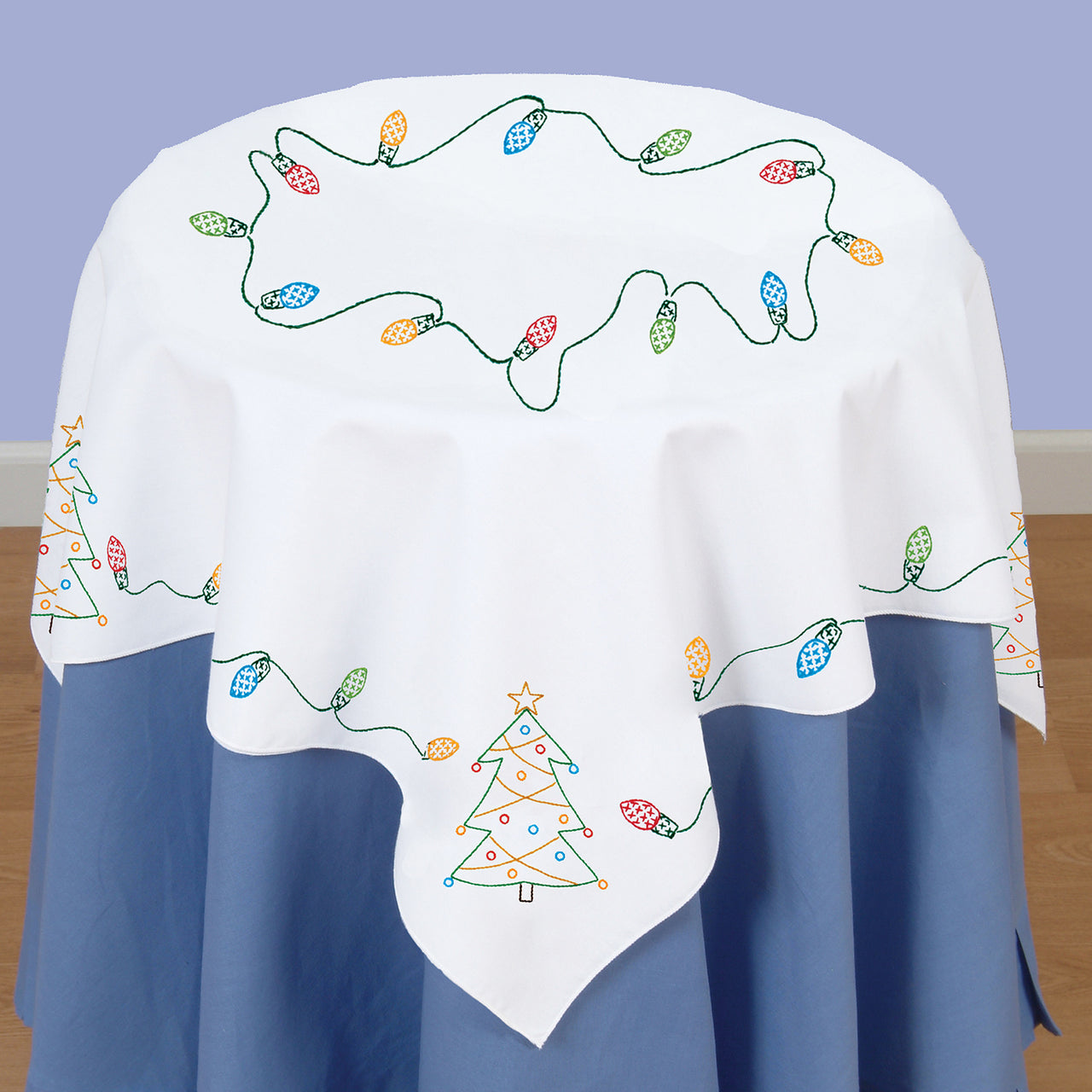 Christmas Embroidery Table Topper Kit Primary Image