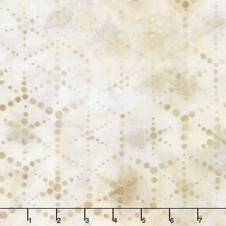 Artisan Batiks - Dot Dot Dot 2 Hexagon Dots Champagne Yardage