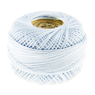 Presencia Perle Cotton Thread Size 8 Very Light Blue