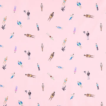 Barbie World - Ken Dolls Pink Yardage Primary Image