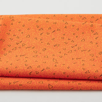 Best Bits - Triangles Orange 2 Yard Cut