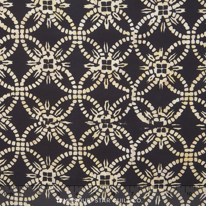 Tonga Batiks - Rose Wedding Ring Jet Yardage