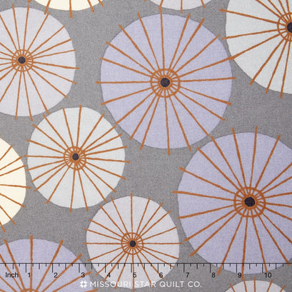Figment - Umbrellas Parasols Smoke Yardage