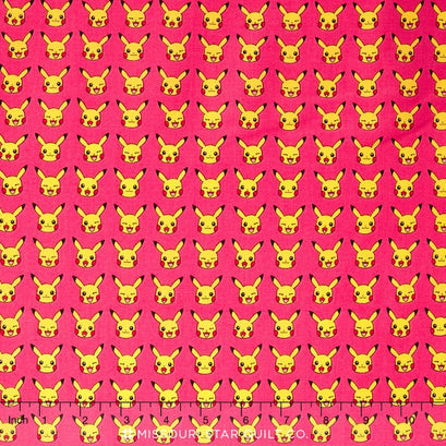 Pokemon - Pikachu Pink Yardage