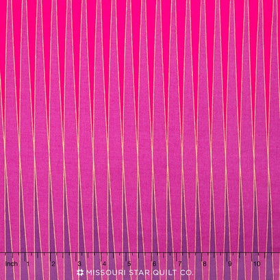 Harlequin Metallic - Fuchsia Metallic Yardage