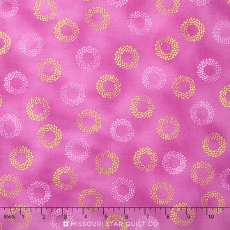 Sparkle - Spots Orchid Metallic Yardage