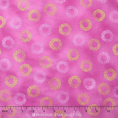 Sparkle - Spots Orchid Metallic Yardage
