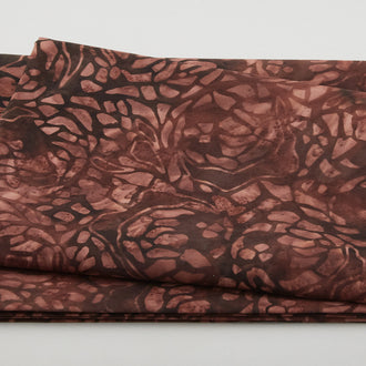 Java Batiks - Forest Floor Brown 2 Yard Cut