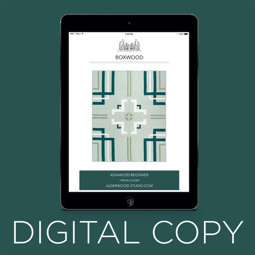 Digital Download - Boxwood Quilt Pattern