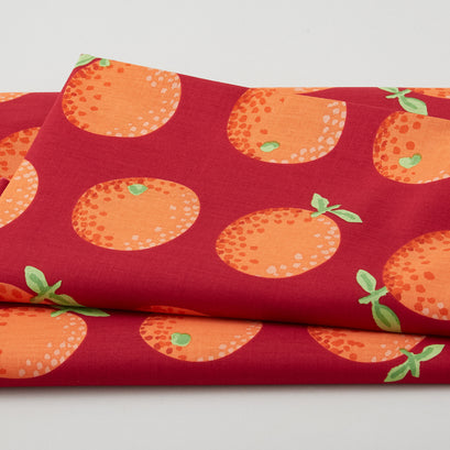 Kaffe Fassett - Collective August 2021 Oranges - Maroon 2 Yard Cut