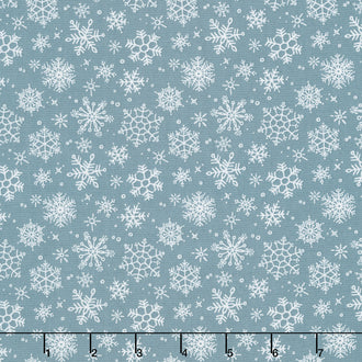 Magical Winterland - Snowflake Winter Yardage