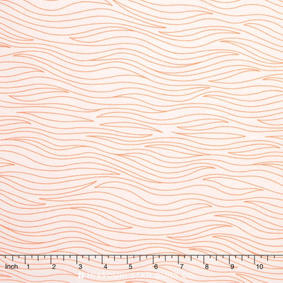 Drawn Wide - Ocean Current Mango Backing