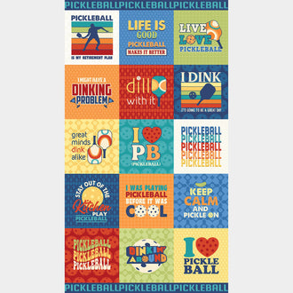 Pickleball - Navy Multi Panel