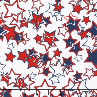 Simply American - America's Stars White Yardage
