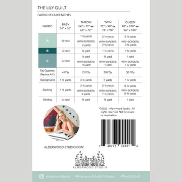 Digital Download - The Lily Quilt Pattern