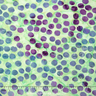 Tonga Batiks - Tahiti Large Dots Bora Bora Yardage
