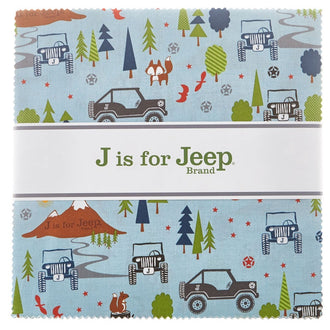 J is for Jeep - Blue Colorway 10" Stackers