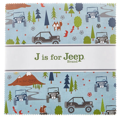 J is for Jeep - Blue Colorway 10" Stackers