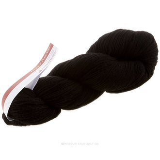 Happy Feet 100 Black Solid Yarn