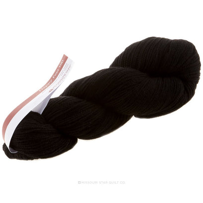 Happy Feet 100 Black Solid Yarn