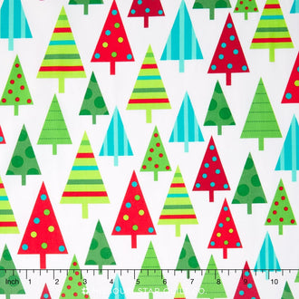 Jingle - Trees Winter Yardage