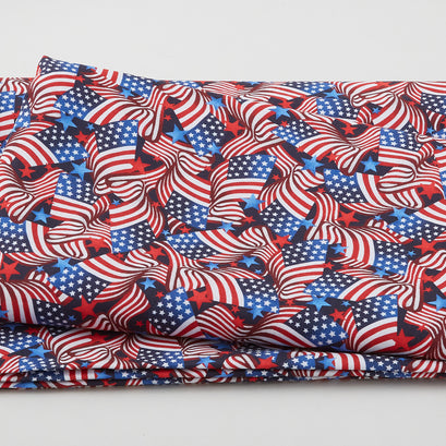 Red, White & Starry Blue Too - Flags Multi 108" Wide 3 Yard Cut